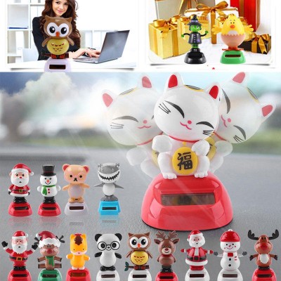 Car Decor Solar Powered Dancing Animal Doll Swing Animated Bobble Toys Gift   202333851631